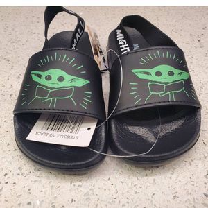 Star Wars Sandals Baby Yoda Flip Flops Toddler Shoes Summer Shoes